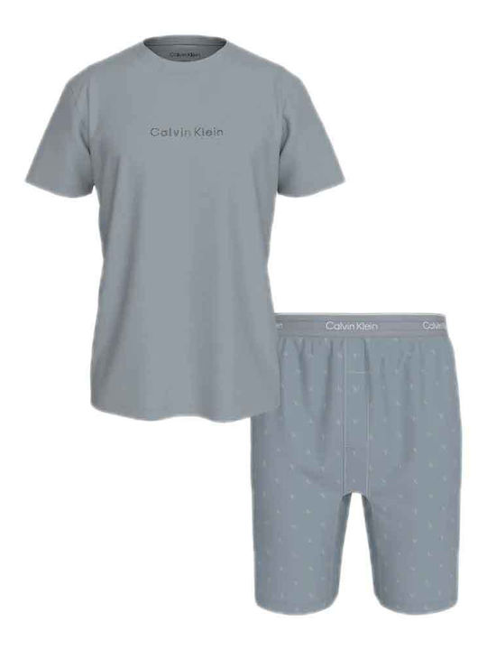 Calvin Klein Καλοκαιρινή Ανδρική Πιτζάμα Γκρι