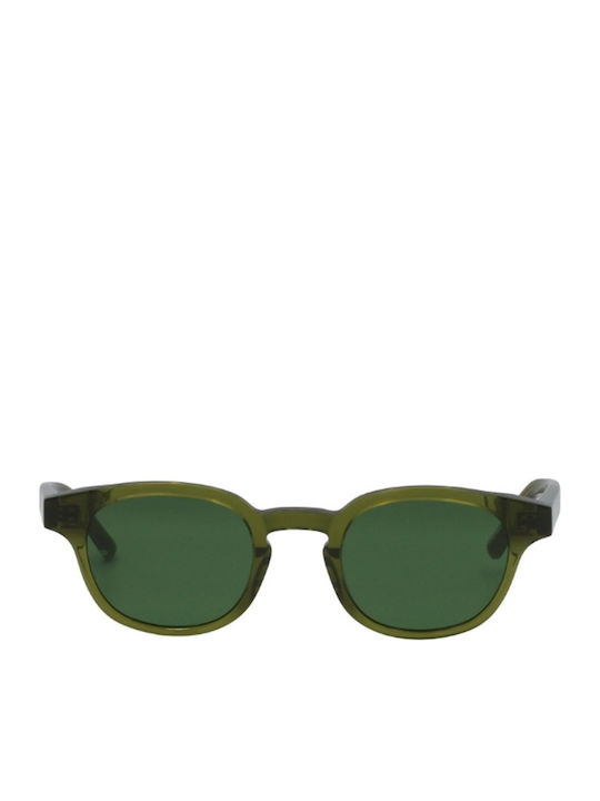 Common Sense 003 Male Sunglasses with Green Fra...