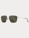 American Optical Ανδρικά Γυαλιά Ηλίου με Ασημί Μεταλλικό Σκελετό και Ασημί Καθρέφτη Φακό