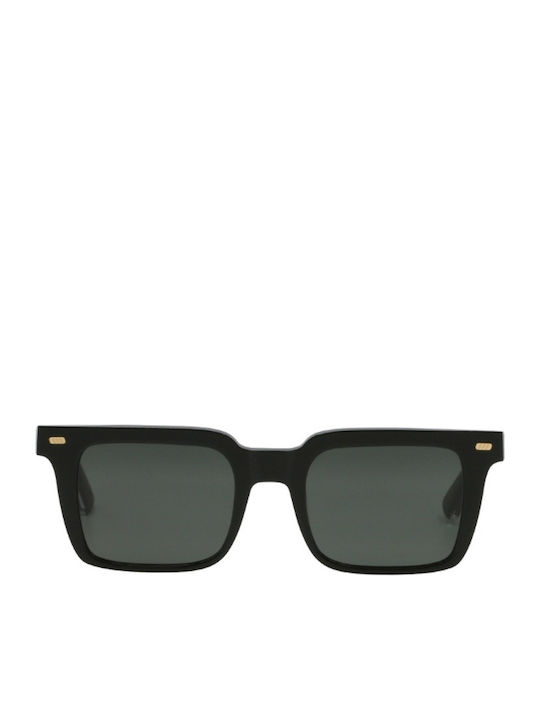 Gast Drava Men's Sunglasses with Black Horn-Rim...