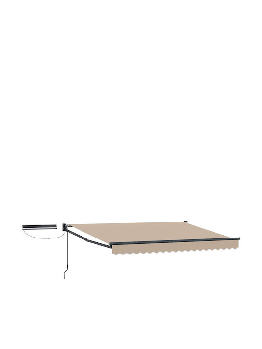 vidaXL Τέντα Βεράντας Μπεζ 3.5x2m