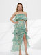 Set With Skirt Green