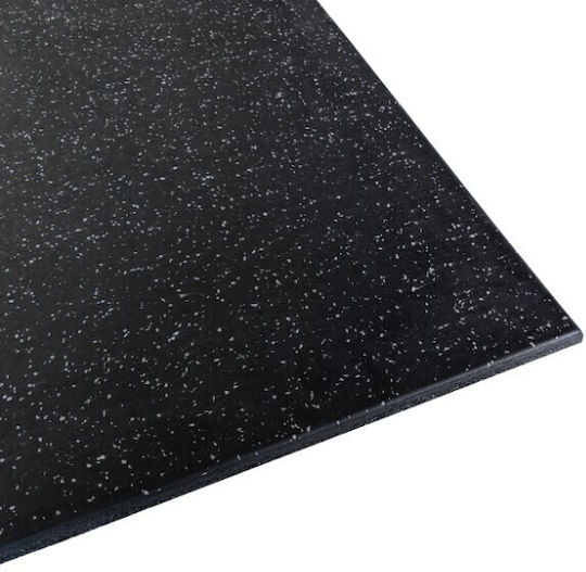 Profit Bodenbelag für Turnhallengeräte Beidseitig Schwarz/Grau 100x100x2cm 1Stück