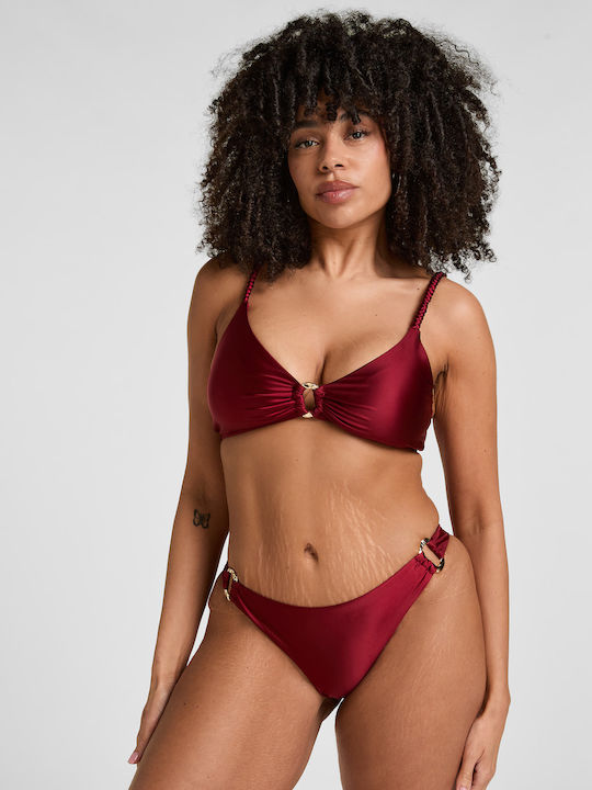 Slip Bikini Inferioare Burgundy
