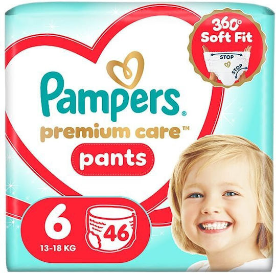 Pampers Diaper Pants Premium Care No 6 for 13-18kg 46 Pieces