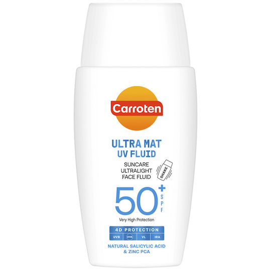Carroten Αδιάβροχη Αντηλιακή Λοσιόν Προσώπου SPF50+ 40ml