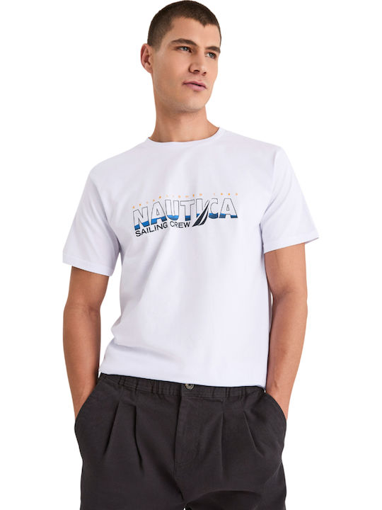 Nautica T-shirt Λευκό