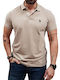 Polo Short Sleeve Blouse Beige