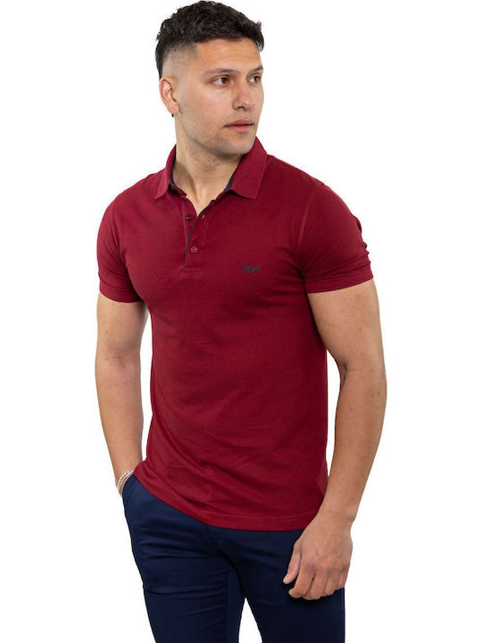 Side Effect Polo Herrenblusen Burgundische