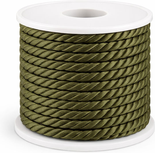 Schnürsenkel Rayon 0,5cm Olive 15m