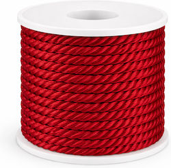 Șiret Din Rayon 0,5 Cm Burgundy 15 M