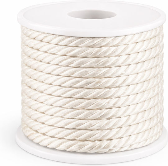 Șiret Rayon 0,5 cm Ecru 15 m