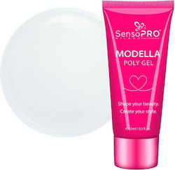 Polygel Modella Sensopro Milano Milchweiß 15ml