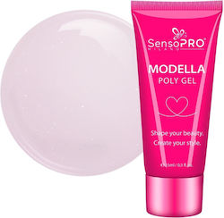 Polygel Modella Sensopro Milano Kristall Rosa 15ml