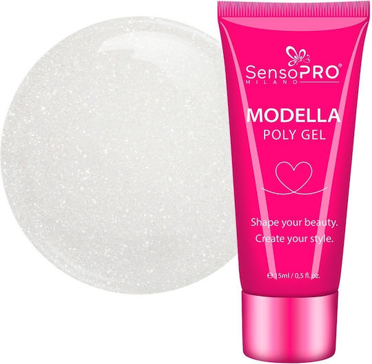 Polygel Modella Sensopro Milano Pearl Shimmer 15ml