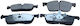 Τακάκια Φρένων Jaguar Εμπρός Xe 2 0-3 0 15 Quaro Silver Ceramic 0 986 494 831