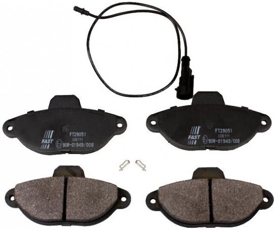 Fast Buds Fiat Seicento Vorderseite Bremsbelag 1 Sensor 9948054