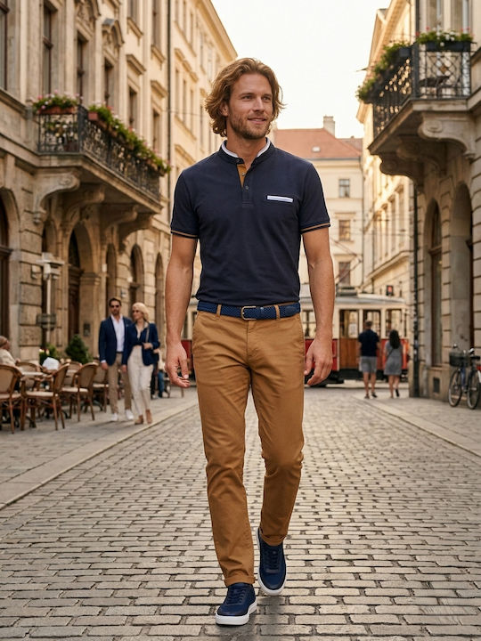 Tmk Tmk Herrenblusen Blau