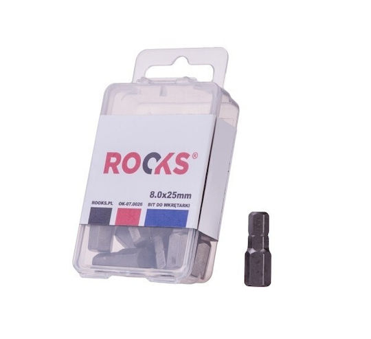 Винтовертна Бит 1/4 X 25 Mm X Hex 8 Ударна Cvmo-s Комплект 10 Бройки Ok070026