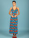 Summer Midi Dress Blue