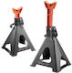 Vevor Jack Bases Capacity 6 Tons 13,000 Pounds Adjustable Height 370-580 Mm Heavy Duty Steel Automatic Jack Bases Double Locking Lifting Small Trucks Cars SUV 1 Pair Black Orange