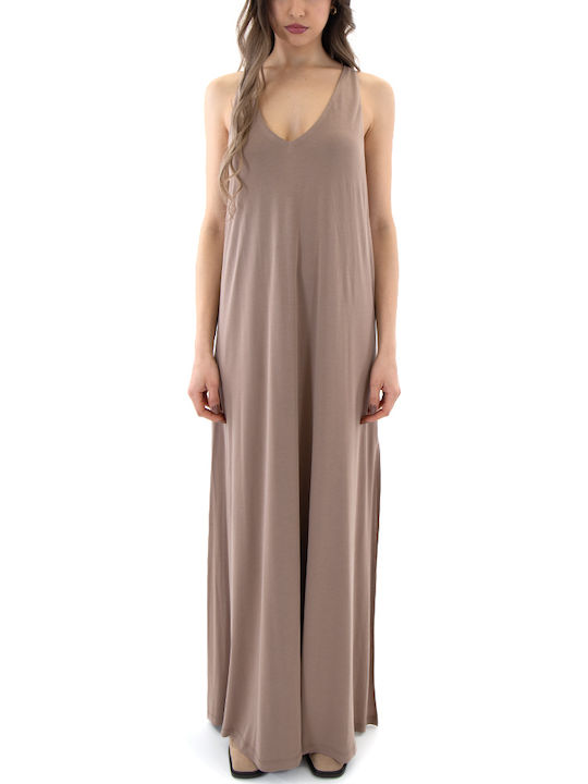 Summer Maxi Dress Beige
