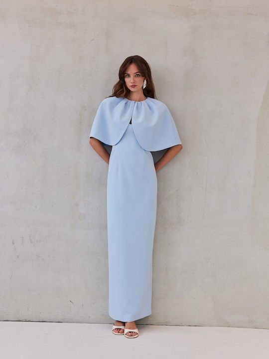 Maxi Evening Dress Baby Blue