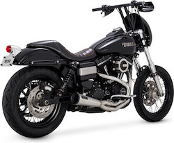 Vance & Hines Комплект За Изпускателна Система За Мотоциклет 2-1 Harley Davidson '91 '17 Dyna Неръждаема Стомана Upsweep Изпускателна Система