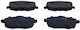 Front Brake Pads for Lancia Ypsilon