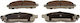Front Brake Pads for Nissan NV200
