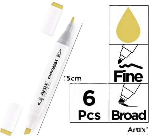 Artix Marker Gestaltung von Canarian Gelb