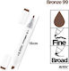 Artix Marker Gestaltung von Bronze
