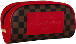 Sprayground Κασετίνα Βαρελάκι Καφέ