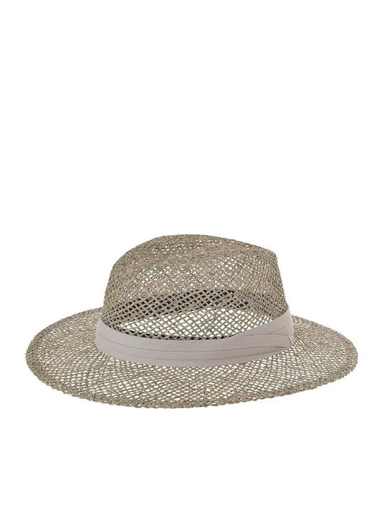 Ble Resort Collection Women's Wicker Hat Beige