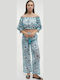 Women's Pantaloons White/Blue