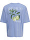 Γυναικείο Oversized T-shirt Γαλάζιο