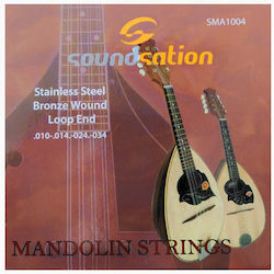 Soundsation DKAL-SND00160 Mandolinsaiten Set 10 Stück 34 Zoll