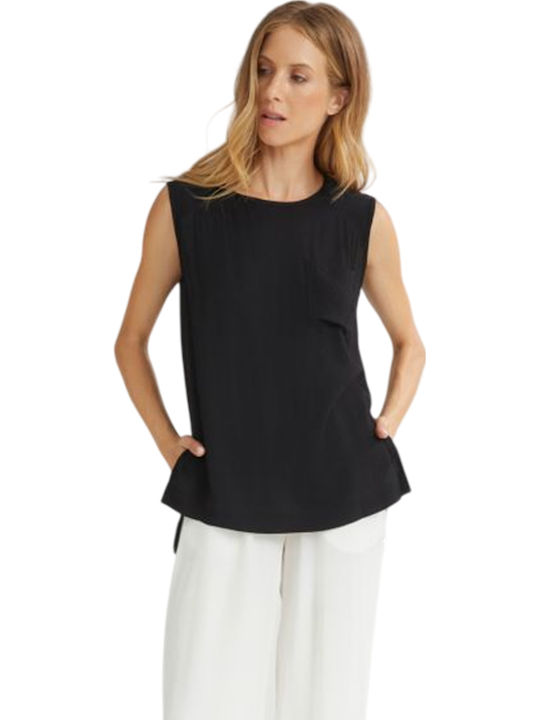 Bluza Damă Bumbac Neagră