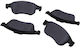 Jeep Renegade 1.4/1.6-2.0 Crd Bremsbelag Vorderseite