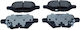 Brake Pad Back Opel Mokka 1.4-1.8 12 Quaro Silver Ceramic