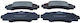 Plăcuțe De Frână Partea Din Față Ford Explorer 4.0 V6 4wd 96-01 Gdb4131