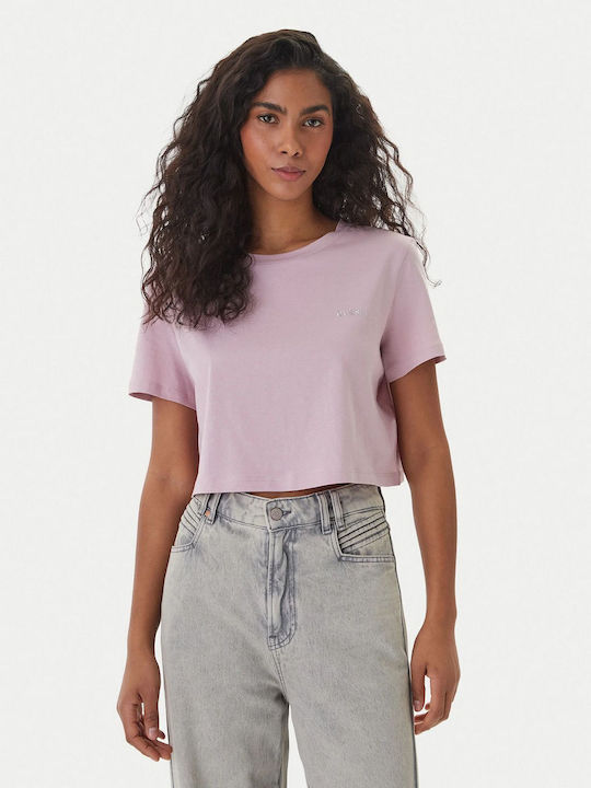 Women's Crop T-shirt Mauve