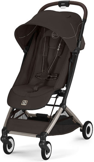 Cybex Orfeo Baby Stroller Suitable for Newborn Chocolate Brown / Taupe Frame 6.3kg