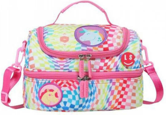 Lyc Sac Kids' Insulated Lunch Bag Handbag 5.5L Multicolour Unicorns 15x14x24cm