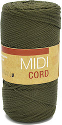Cord Midi Cord 200gr Crochet No4 135m Olive Gre...