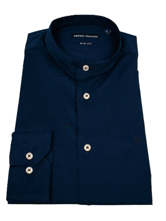 Long Sleeve Blue Shirt