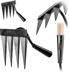 Hoe Weeding Soil Hoe Rake 4 Teeth Garden Cultivator