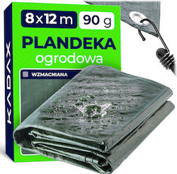 Kadax Pânză De Acoperire Rotundă Impermeabilă 90gr/m² Cu Diametru 8m Tip Ușor Verde