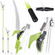 Saw Pruner On Telescopic Handle 142-287cm 29cm Blade Branches