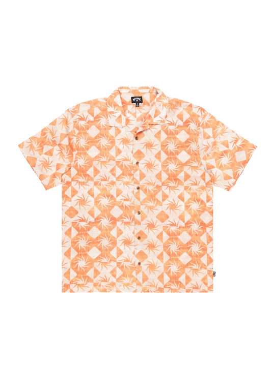Billabong Vacay Kurzärmeliges Herrenhemd Peach